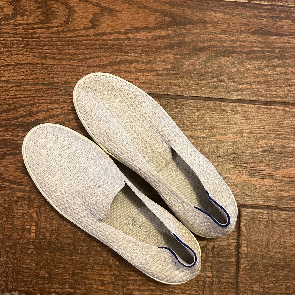 Rothy’s White Slip On Loafers Size 11